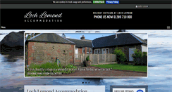 Desktop Screenshot of loch-lomond-accommodation.co.uk