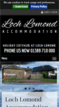 Mobile Screenshot of loch-lomond-accommodation.co.uk